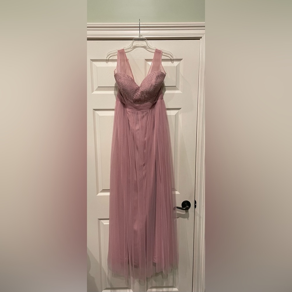 Formal dress, dusty pink, size 10/12